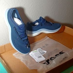 Crocs Men’s Literide 360 Pacer Lace Up Tennis Shoe Size 7 (woman size 9) NWT